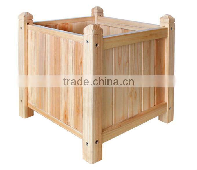 french antique wooden planter