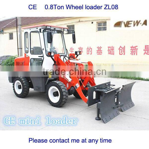 ZL08 0.8ton CE mini wheel loader