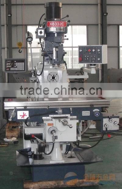 multifunction universal rotary head turret milling machine tools X6332B
