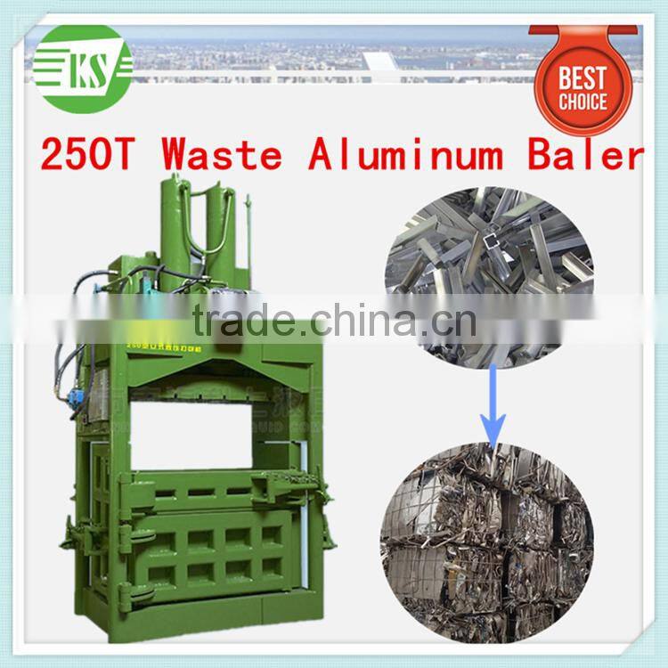 250T Hydraulic Aluminum Wast Scrap Tire Baler Machine