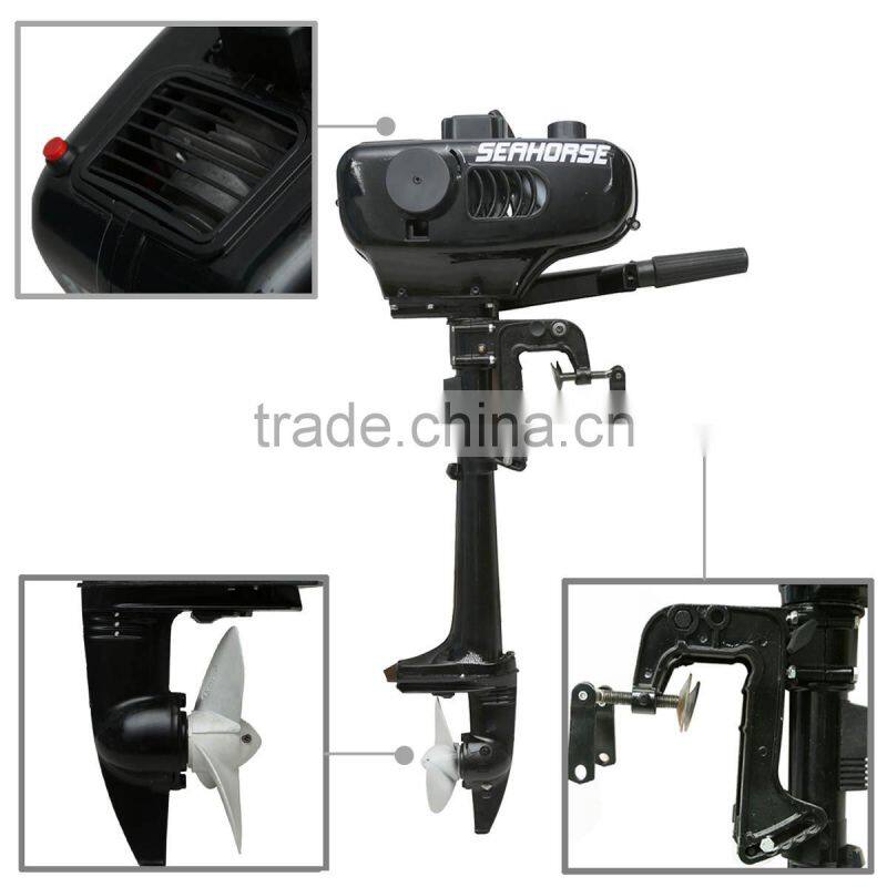 Updated New 3.5HP Two-Stroke Water Cooling Outboard Motor Boat Engine