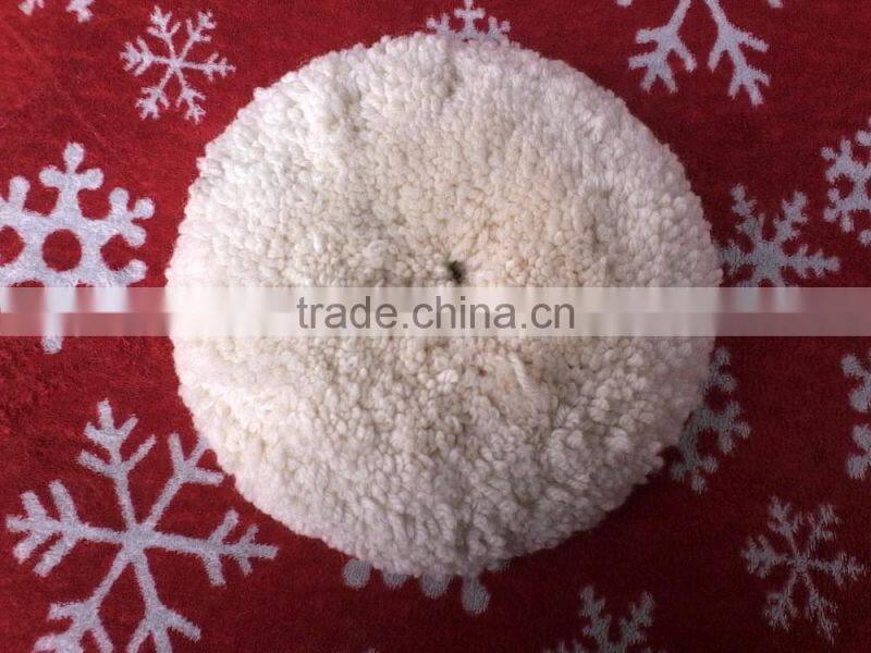 8'' double sides wool buffing pad made by RT112 wool