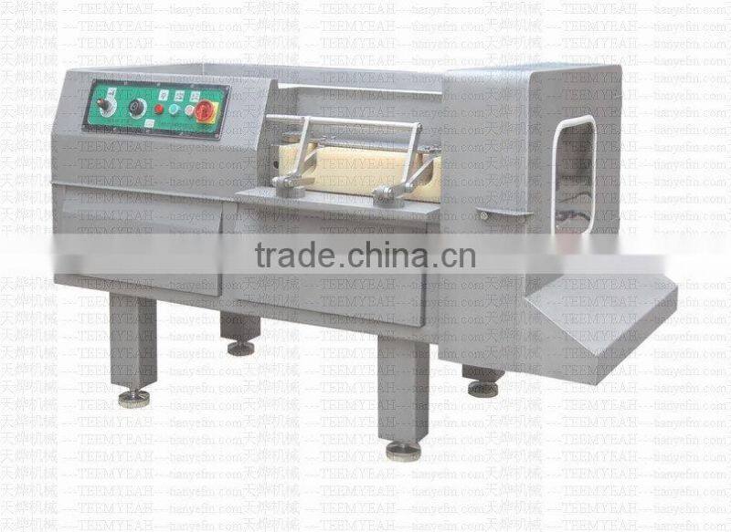 Industrial meat cube cutting machine/ frozen meat block dicer machine / diced meat cube cutter