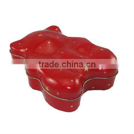 popular beautiful eddy bear candy tin box
