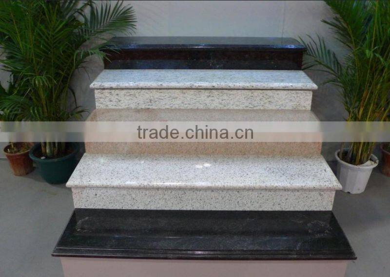 Cheap natural yellow granite stairs for sale