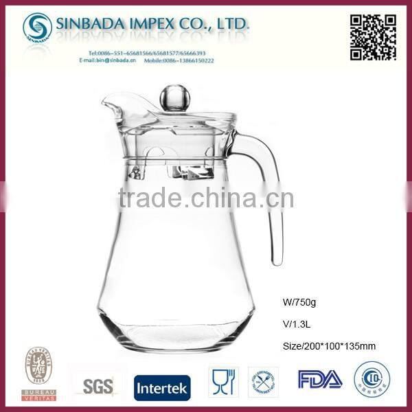 SGS LZ060201 2016 Hot sale daily popular water/glass Tea Pot