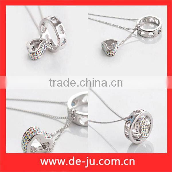 Fancy Heart Pendant Necklace