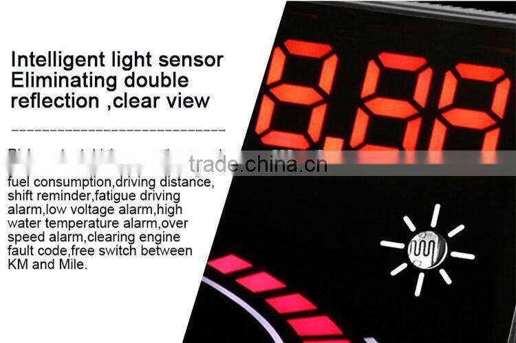 New Wholesale OBD HD Colorful Big Screen Display Universal Head Up Display For Car Cheap Price