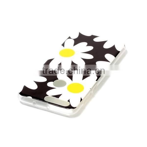 Accept custom IMD craft flower pattern soft TPU back case cover for Huawei Honor8