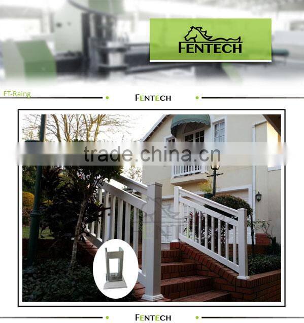plastic pvc balcony railing