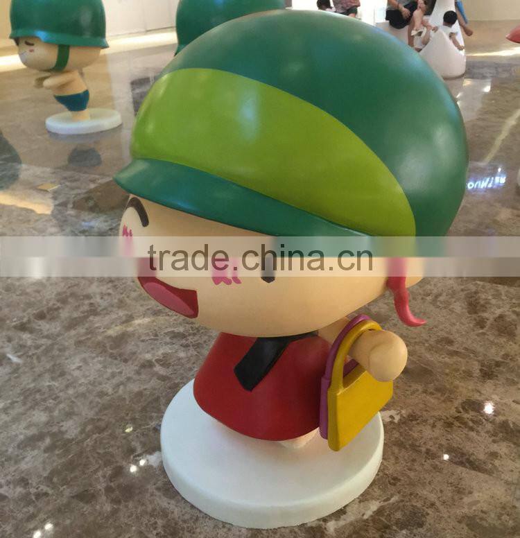 Fiberglass cartoon figurine