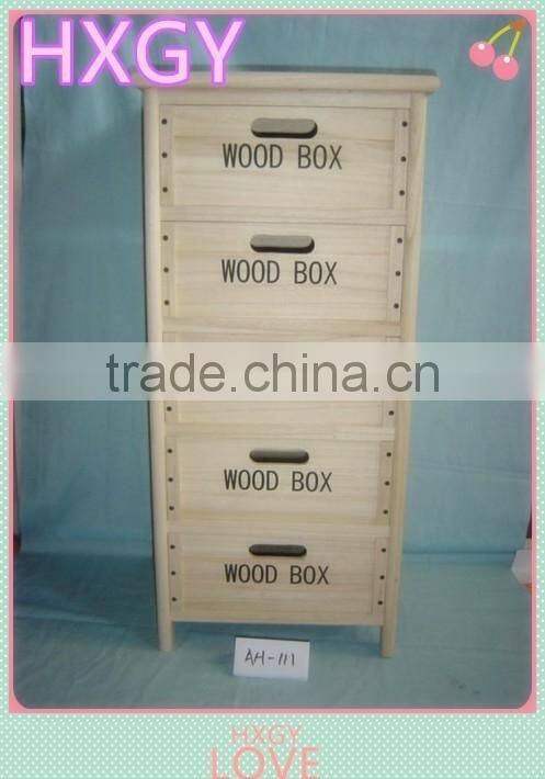 wholesale unfinished wooden trunk wooden box for home storage or gift packing