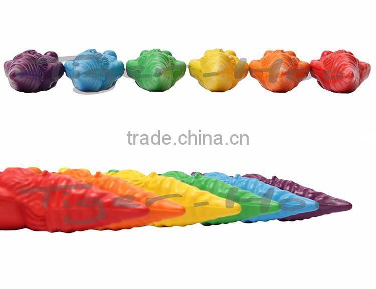 Wholesale School Stationery 6 PK Garden Monster Oil Crayon