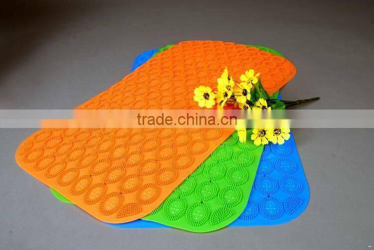 Customized color safety baby pvc bath mat