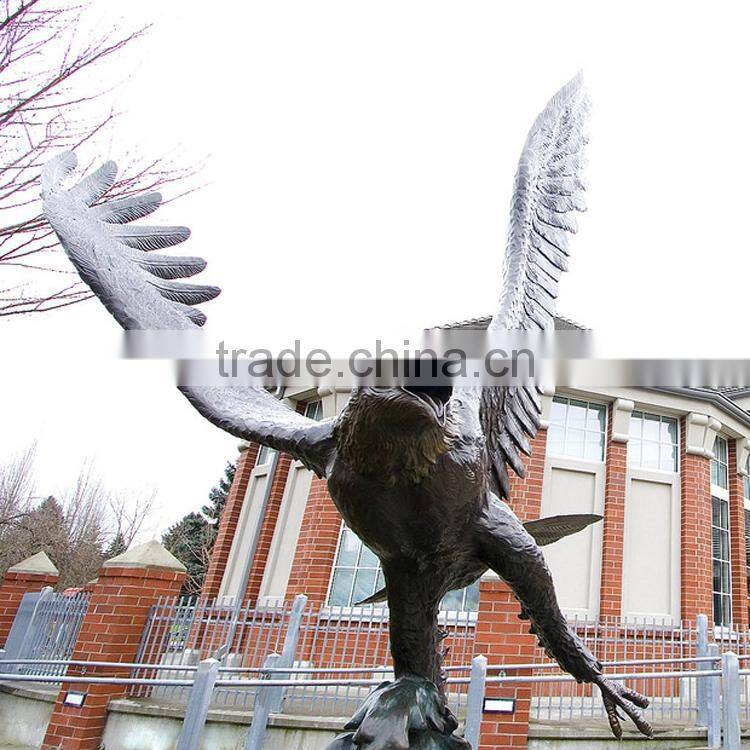 animal metal bronze garden outdoor eagle statues for sale