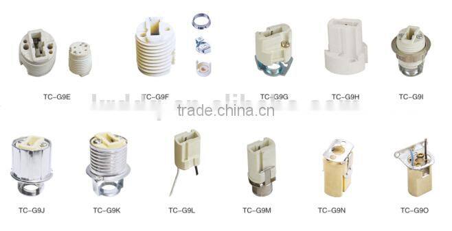 manufacturer! G4 porcelain lamp holder with cable