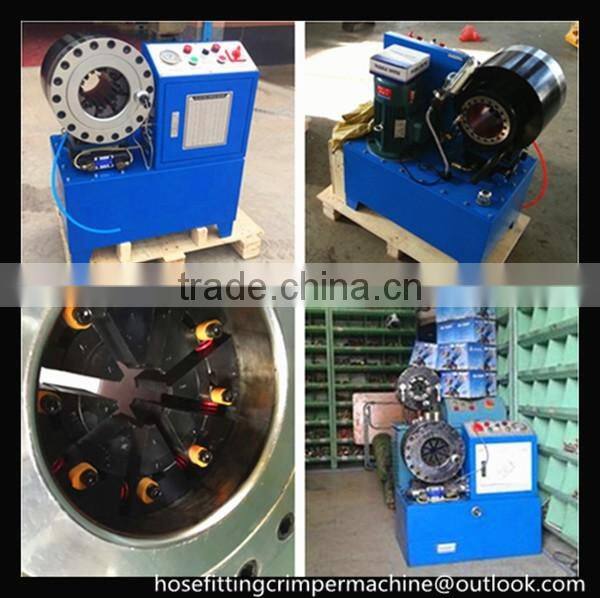 FY68 engineer machinery steel wire braided 2" hyd hose crimper