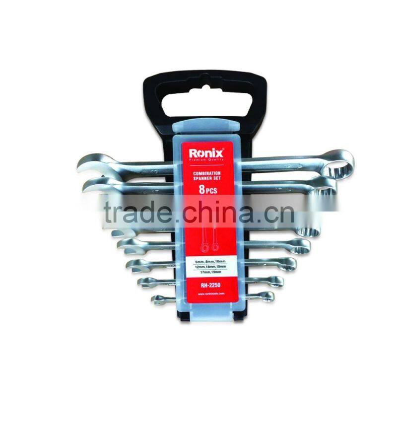 RONIX COMBINATION SPANNER RH-2250 (Sizes: 6 to 19) 8PCS RH-2251 (Sizes: 6 to 24) 12PCS