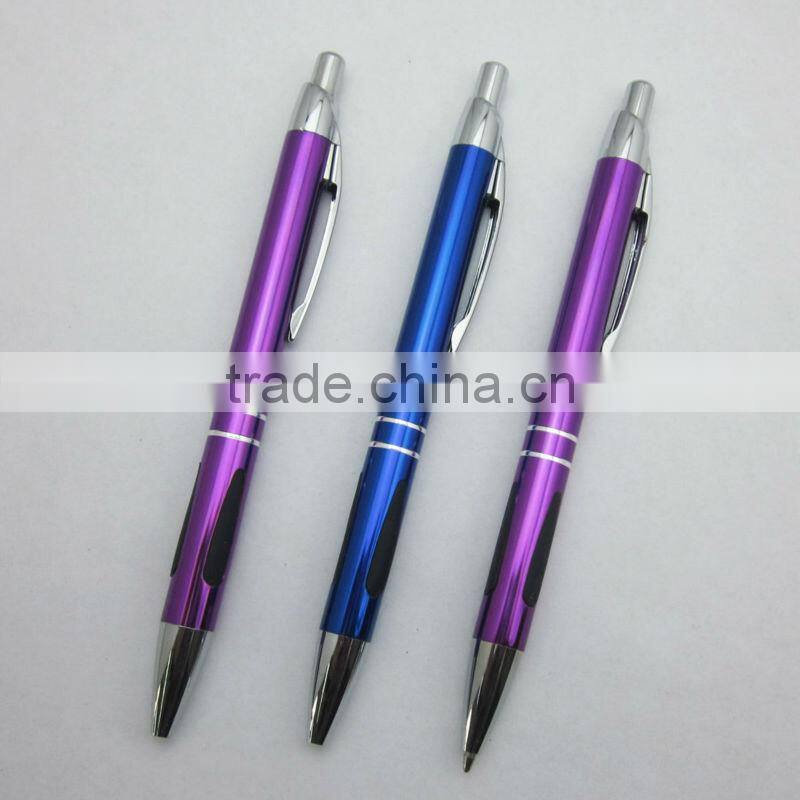 644210 quality shinny color metal ball point pen