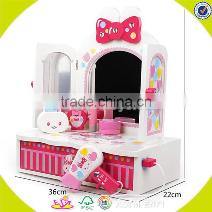 wholesale baby wooden dresser play set toy, high quality kids wooden dresser toy, cheap wooden kitchen play set W10D015