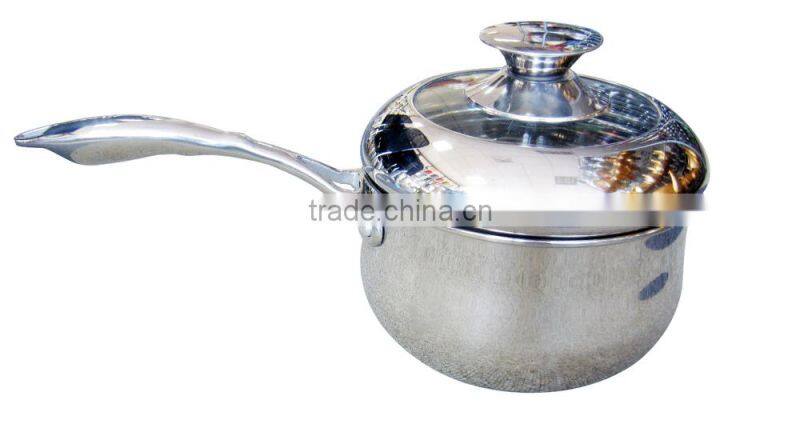 12pcs High quality with combined lid Stainless steel cookware pots set