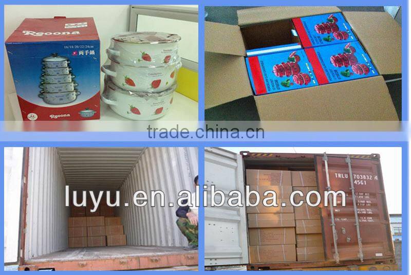 7pcs DBS with shadow enamel casserole