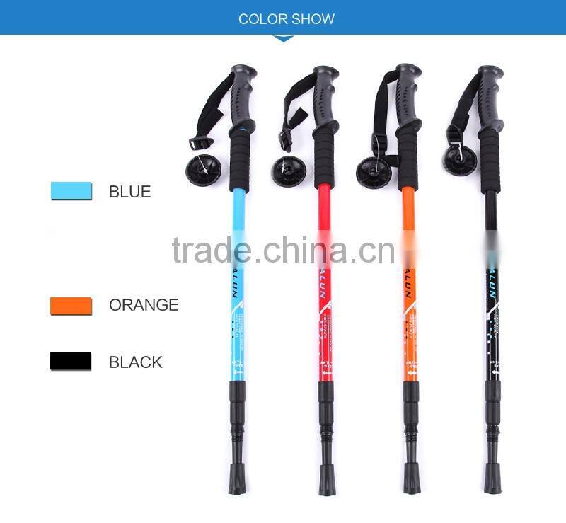Top Quality Flexible Alpenstock hiking poles
