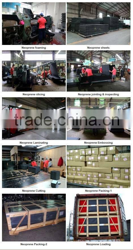 2mm Black & Red Popular 2 neoprene fabric, Diving suit neoprene with nylon/polyester fabric