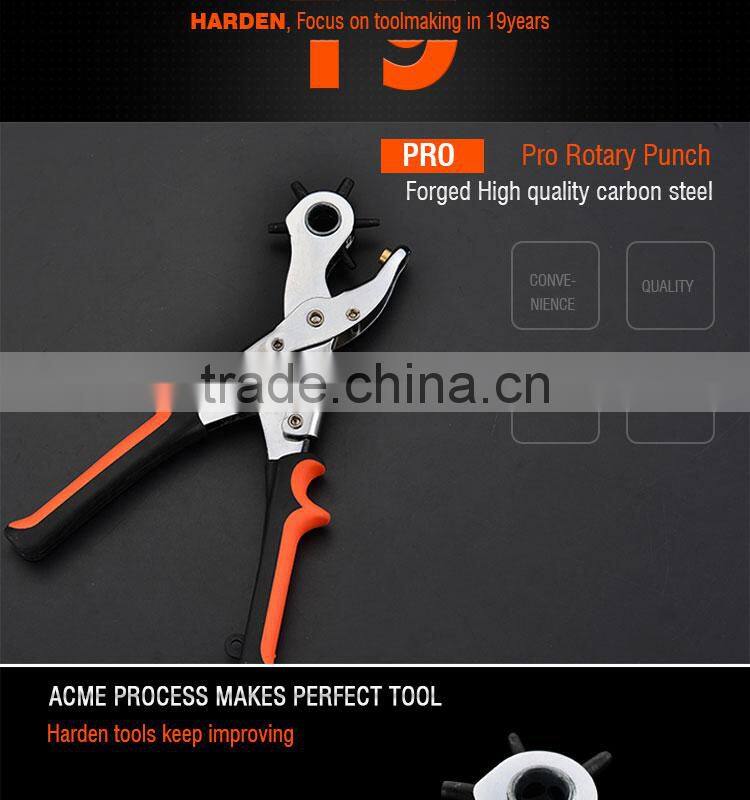 Can Be Customized Chrome Vanadium Professional Rotary Punch (round hole and oval hole)