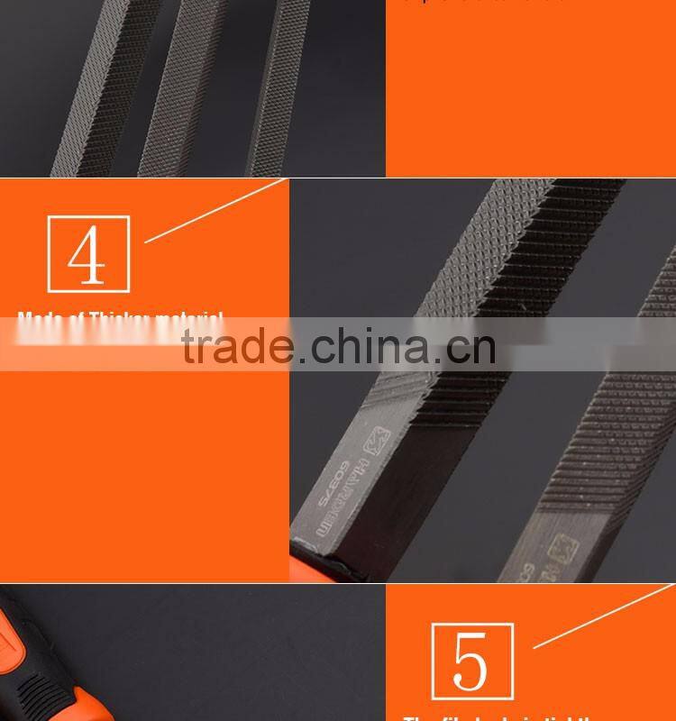 Professional 12" Square Bastard Mill File With Soft Handle