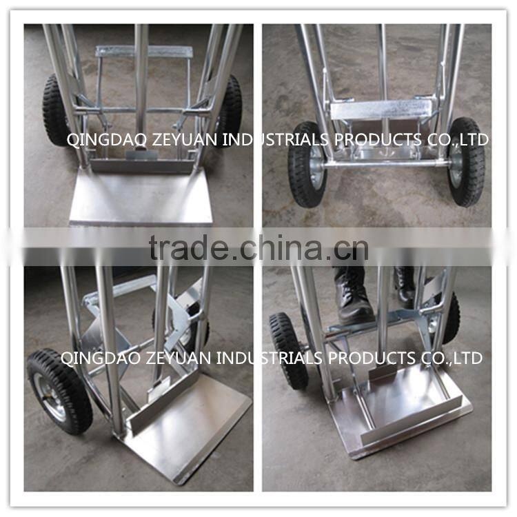light aluminium hand trolley for industrial hand cart truck