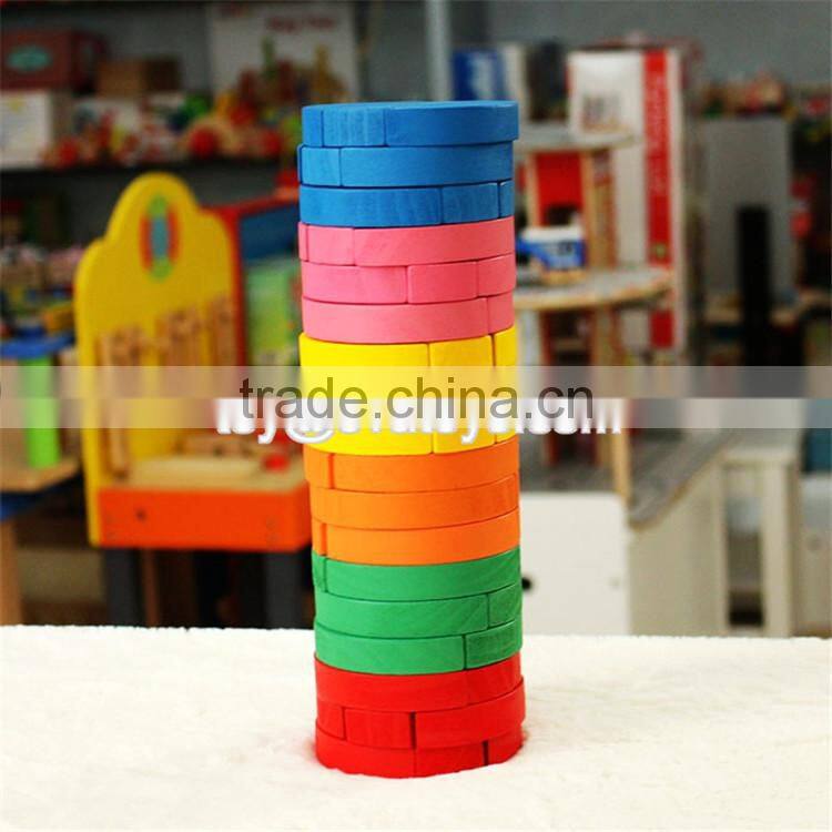 Creative educational wooden stacking toys for toddlers W13D077B