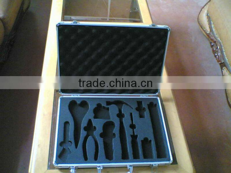 customed die cut pu expanding packing foam tableware packing