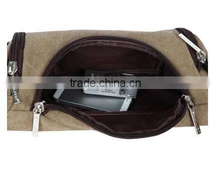 casual outdoor sport brown waist bag for men