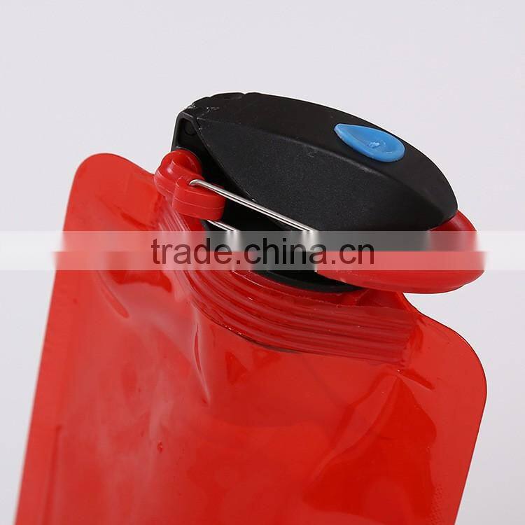 New Duck Mouth Portable Folding Aluminum Foil Bag Of Water Kettle Creative Outdoor Folding Water Bottle