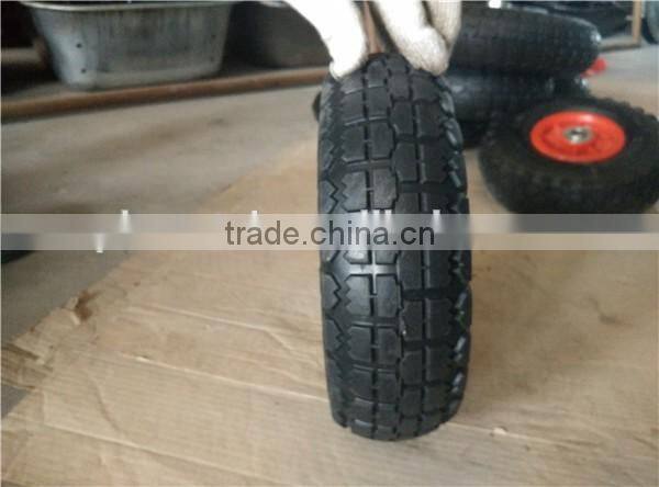 4.10/3.50-4 heavy duty agriculture pu foam rubber wheels