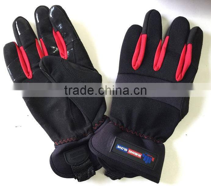 Industrial canvas Anti-slip GEL print Touch Screen Work gloves