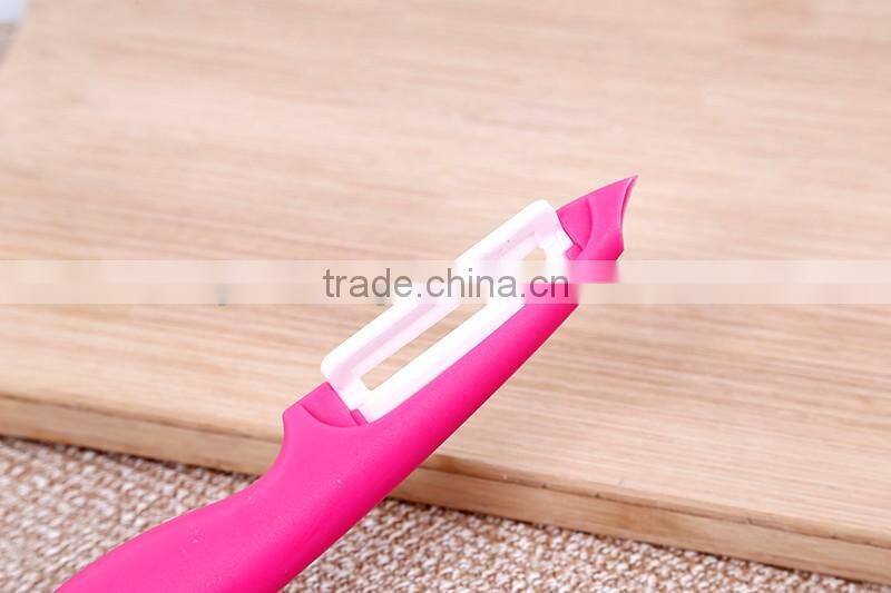 Hot Pink Vegetable Fruit Peeler Bulk Cheap PP Handle Potato Peeler