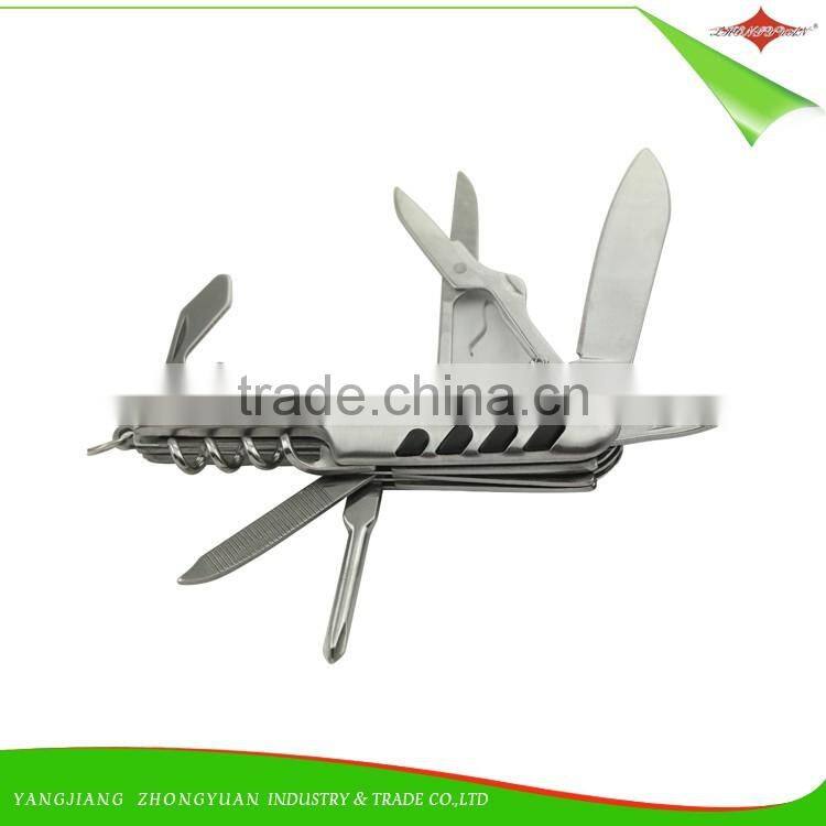 ZY-V3003 Multifunctional Folding pocket knife Stainless Steel Survival Knife Multi Tool