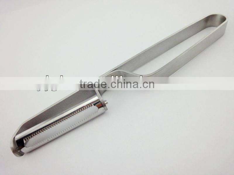 High quanlity 6 inch stainless steel swivel slicer Japanese peeler