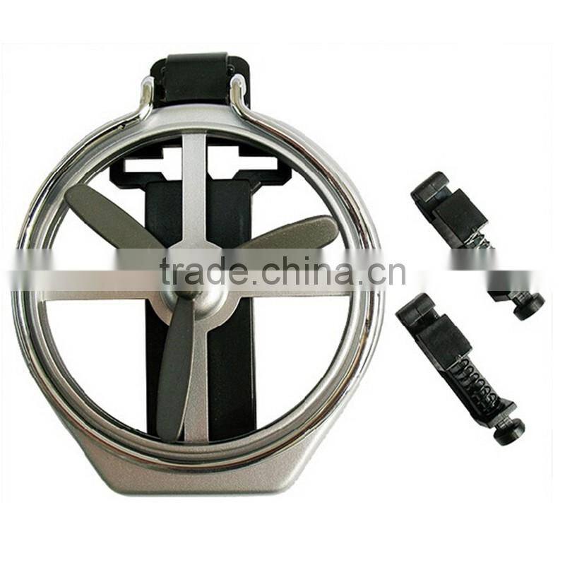Stainless Steel Auto Supplies Mini Car Fan Folding Cup Drink Hoder