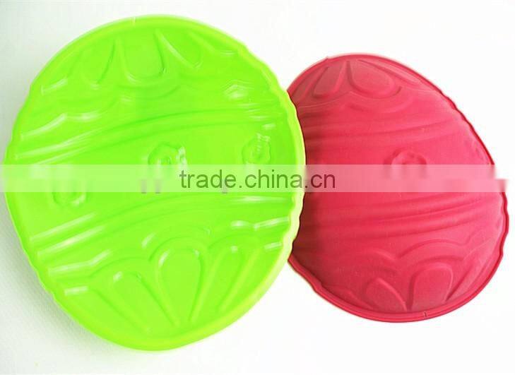 11231 color egg shaped silicone cake mold