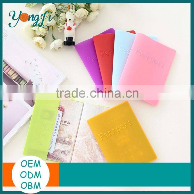 Cheap Custom Fashion Portable Rubber Business Passport Holder