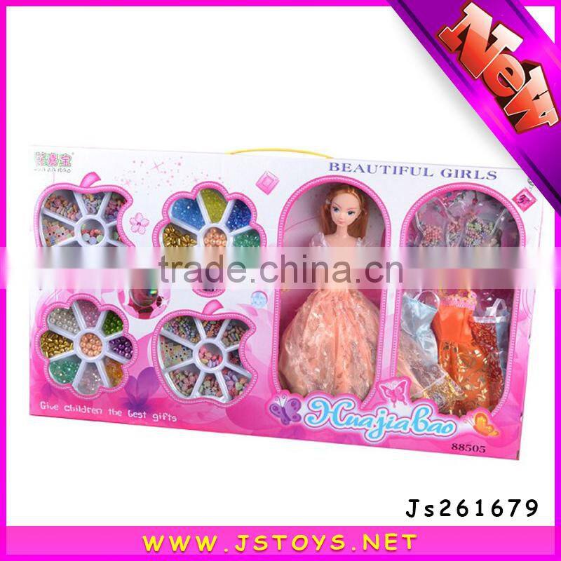 plastic jewelry play toy set for kids