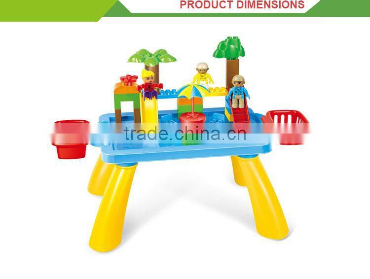 Hot sale intelligent plastic toys folding jigsaw puzzle table