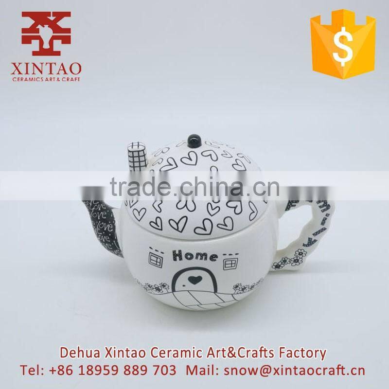Factory supply lowest price small ceramic flower vase with decal