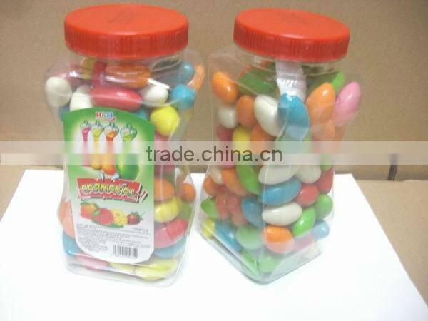 Colored Fruity Olive Bubble Gum