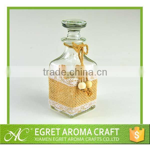 Nice decorative glass diffuser bottle for home air freshener essential oil diffuser aroma home