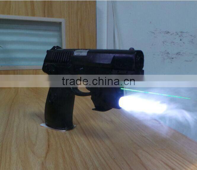 Compact Glock Pistol and Full Size Handgun Fittable Subzero Work Aluminium Tactical Red Laser with 220 Lumens LED flashlight