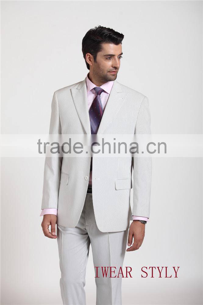 Stripe 2PCS business suits for man / jacket & pant